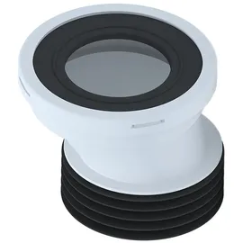 Belvit WC Anschlußstutzen Exzentrischer Anschluss Abfluss Rohr Versatz Stutzen ø90 20mm