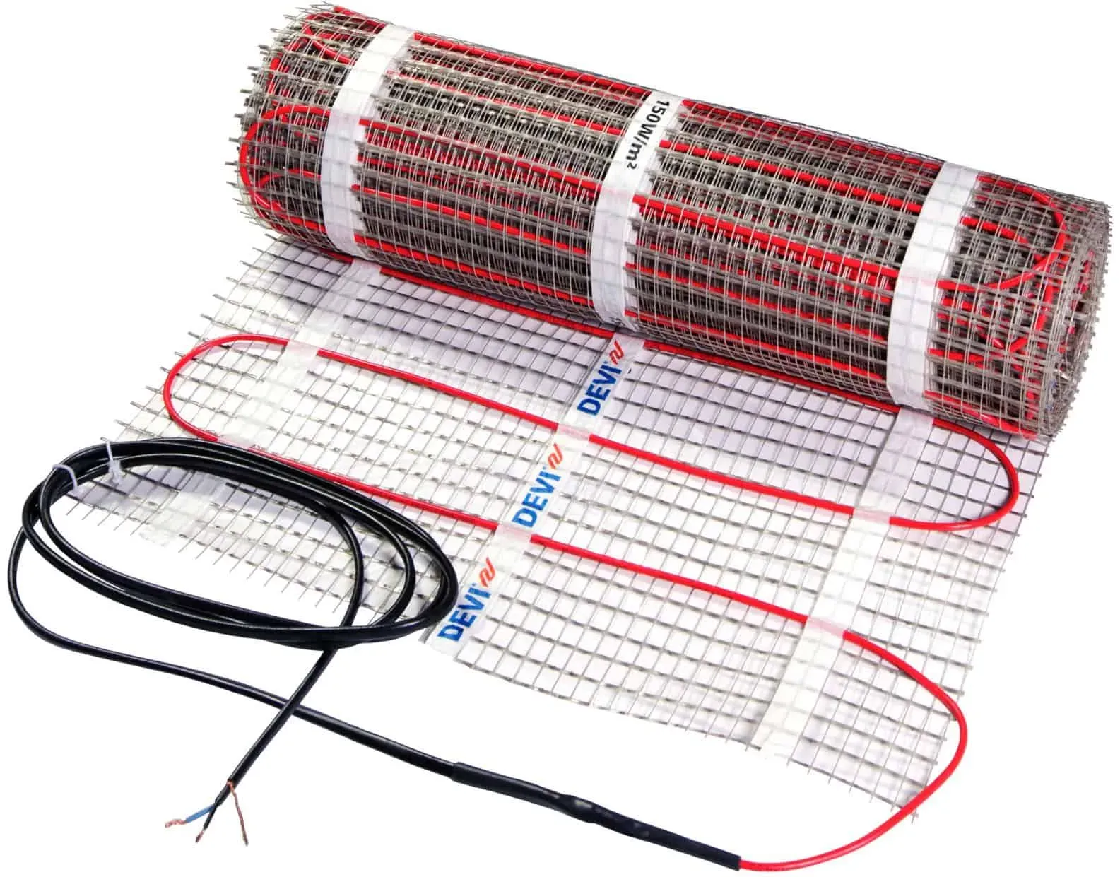 Devi 83030580 DEVIcomfort 150 Dünnbettheizmatte 7,0 m2 150 W/m2 Fläche , 0,5 x 14,0 m, selbstklebend