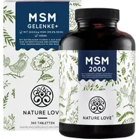 Nature Love MSM 2000 Tabletten 365 St.