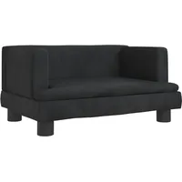 vidaXL Kindersofa vidaXL 60 x 40 x 30 cm Kiefer schwarz