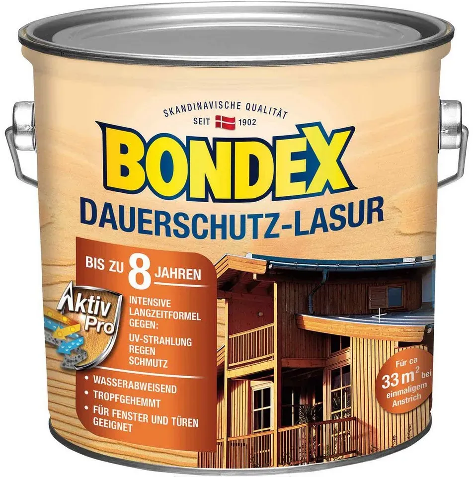 Preisvergleich Produktbild Bondex Holzschutzlasur, Atmungsaktiv, da wasserdampfdurchlässig