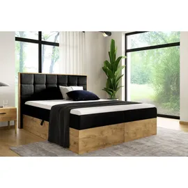an furniture store BORIS 140 x 200 cm Schwarz
