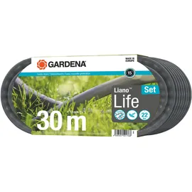 Gardena Liano Life Gartenschlauch 30 m dunkelgrau