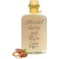 Mandelsahne auf Rum Likör 0,5L Cremig Duft nach gerösteten Mandeln & Rum 18%Vol