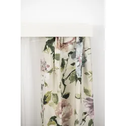 Gardinenschiene GARESA "Kunststoffschiene mit Blende", weiß, L:250cm, Kunststoff, Gardinenstangen, Deckenmontage, verlängerbar, einfache Montage, schlicht