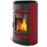 La Nordica wasserführender Kaminofen Norma S Idro D.S.A. rot 19,5 kW