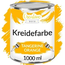 Creative Deco Kreidefarbe Orange 1 l