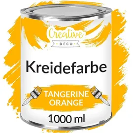 Creative Deco Kreidefarbe Orange 1 l
