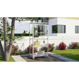 Vitavia Zusatzregal für Balkongewächshaus 79 x 40 cm silber