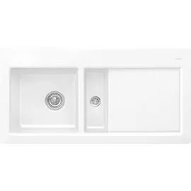 Villeroy & Boch Subway 60 links weiß alpin + Handbetätigung + Lochbohrungen