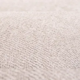 Mendler 2er-Set Esszimmerstuhl HWC-M65, Küchenstuhl Lehnstuhl Stuhl, drehbar Auto-Position Metall Stoff/Textil ~ creme-beige