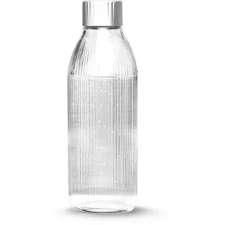 MySoda Wassersprudler-Flasche 1 L Transparent/silber