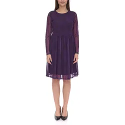 Aniston SELECTED Damen Maschenkleid modisches Sommer-Kleid 99458044 Lila - 42