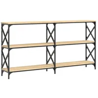 VidaXL Konsolentisch Sonoma-Eiche 156x28x80,5 cm Holzwerkstoff