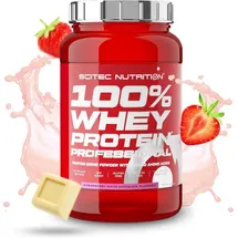 Scitec Nutrition 100% Whey Protein Professional Erdbeere-Weiße-Schokolade Pulver 920 g