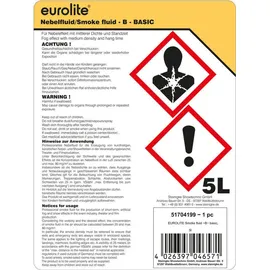 Eurolite Smoke Fluid -B- Basic, 5l Nebelfluid