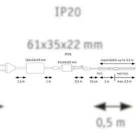 Paulmann MaxLED 1000 LED Strip Full-Line COB 3m 25,5W 1200lm/m 672LEDs/m Tunable White 50VA LED Band erweiterbar