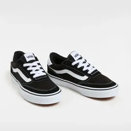 Vans Brooklyn LS Damen Schwarz/Weiß 36