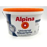 Alpina Universal Mauerfarbe 5L weiß matt Allwetterschutz Außenflächen Neu