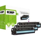 KMP H-T171 CMY Tonerkassette Kombi-Pack ersetzt HP 131A, CF211A, CF212A, CF213A Cyan, Magenta, Gelb