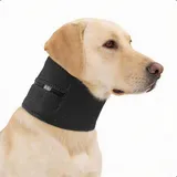 OHCOZZY Verstellbare Halskrause Hund, Halsstütze für Hunde schützt vor Lecken, Stützkragen hilft bei der Genesung von Halswirbelsäulenverletzungen,L