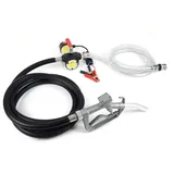 LENJKYYO Dieselpumpe, 12V 200W Dieselpumpe Selbstansaugend 45L/min Elektrische Ölpumpe Heizölpumpe mit Zapfpistole, Kraftstoffpumpe Diesel Pumpe 12V für Bagger, LKW, Traktor, Universelle Dieselpumpe