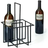 philippi Cubo Flaschenträger schwarz 20 x 32 cm