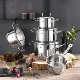Zwilling Twin Classic Topf-Set 5-tlg. 3 x Kochtopf + Bratentopf + Stielkasserolle