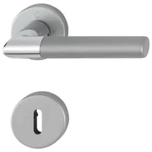 HOPPE Rosettengarnitur Lecce Aluminium verchromt