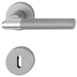 HOPPE Rosettengarnitur Lecce Aluminium verchromt