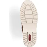 Rieker Damen Stiefelette bequem und warm Gefüttert in Braun-Beige Y6260, Größe:42 EU, Farbe:Braun - 42