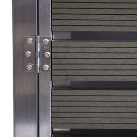 Mendler Mülltonnenverkleidung HWC-K14 119 x 134 x 84 cm anthrazit