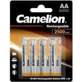 Camelion Rechargeable Mignon AA NiMH 2500mAh, 4er-Pack (NH-AA2500BC4)