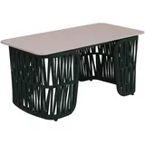 MCW Loungetisch Gartentisch 90 x 45 x 43 cm Grün/Weiß