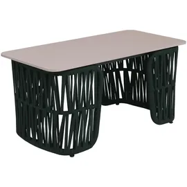 MCW Loungetisch Gartentisch 90 x 45 x 43 cm Grün/Weiß