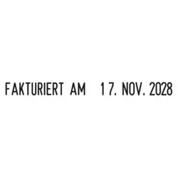 TRODAT Stempel Wortband mit Datum Printy 4817