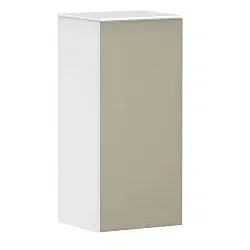 hansgrohe Xevolos E Halbhochschrank 54212390 400x360x890mm, links, mattweiß, bronze Struktur