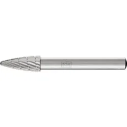 PFERD HSS Frässtift Baumform H Ø 08x20mm Schaft-Ø 6 mm Z 3 universal mittel fein Spanbrecher