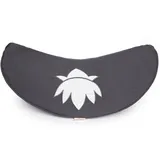 yogabox Yogakissen Halbmond Basic Lotus Stick weiß - grau 40 x 17 12,0 cm 1 St