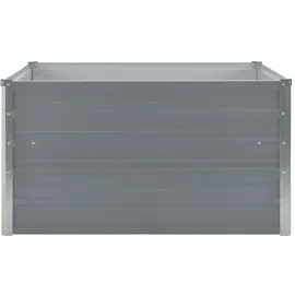 vidaXL Hochbeet 100 x 100 x 45 cm Grau