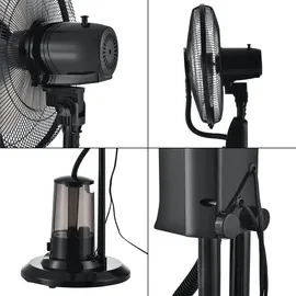 [in.tec] Ninove 40 cm Standventilator Schwarz