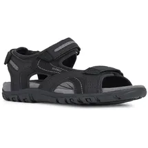 GEOX Uomo Sandal Strada Herren Schwarz 47