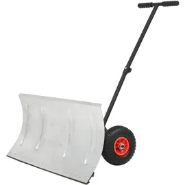 vidaXL Hand-Schneepflug 100 x 44 cm schwarz