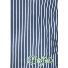 Buffalo Badeshorts Buffalo gestreift Blau/Weiß XL