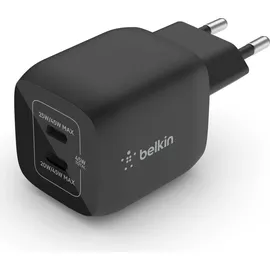 Belkin BoostCharge Pro, USB-C GaN technology - 2 Ports, Schnellladen mit Power Deliver und PPS