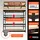 Proregal Schwerlastregal Rhino HxBxT 200x200x60cm 4 Spanplatten-Ebenen 8mm Fachlast 500kg Schwarz Metall, 200x200x60 cm, Freizeit, Heimwerken, Werkstatt, Schwerlastregale