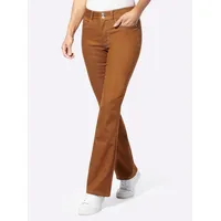 Sieh an! Bootcut-Jeans in cognac-denim | Gr.: 24
