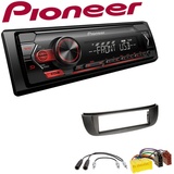 Pioneer 1-DIN Autoradio USB AUX Android Set für Nissan Almera Tino 2000-2003