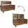 vidaXL Sitzbank Massives Mahagoniholz Braun 86 x 40 x 60 cm