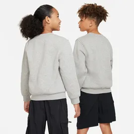 Nike Sportswear Club Fleece Sweatshirt Kinder Dark Grey Heather/White S